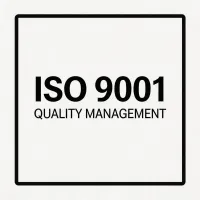 ISO 9001 quality badge
